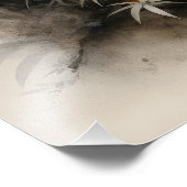 アジア伝統的絵画虎 フォトプリント            (角)