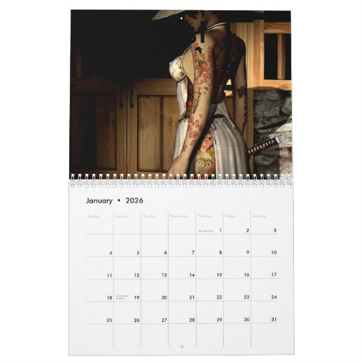 アジア入れ墨、テスト カレンダー (1月 2026)