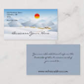 アジア冬の日曜日のデザイン2の名刺 名刺 (正面/裏面)