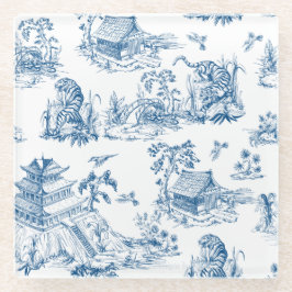 アジア刺激を受けた語 ガラスコースター