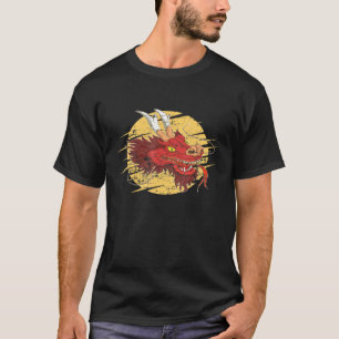 アジア動物ファンタジー生中国の物文化ミティ Tシャツ