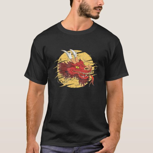アジア動物ファンタジー生中国の物文化ミティ Tシャツ (正面)