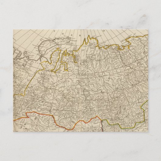 アジア北部 ポストカード (正面)