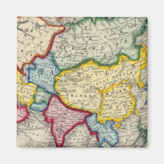 アジア地図 マグネット (正面)