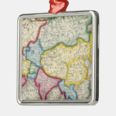アジア地図 メタルオーナメント (左)
