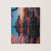 アジア城の夕日 ジグソーパズル (縦)