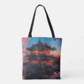 アジア城の夕日 トートバッグ (裏面)