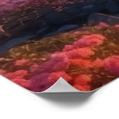 アジア城の夕日 ポスター (角)