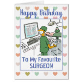 アジア外科医へのハッピーバースデー (正面)