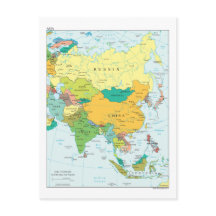 アジア大陸地図