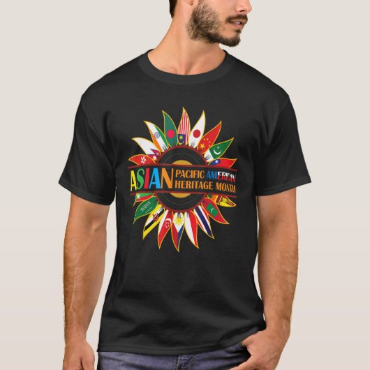 アジア太平洋諸島伝統月 Tシャツ (正面)