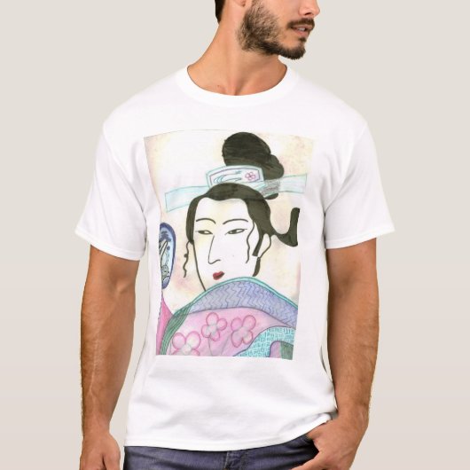 アジア女性 Tシャツ (正面)