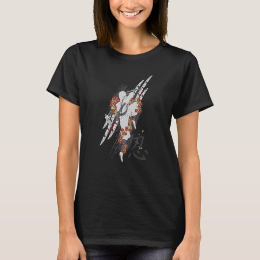 アジア忍者アジア Tシャツ (正面)