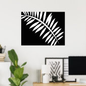 アジア抽象芸術リーフ1 ポスター (ホームオフィス)