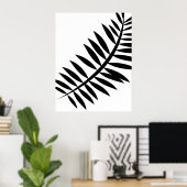 アジア抽象芸術リーフ4 ポスター (ホームオフィス)