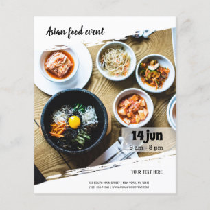 アジア料理イベント チラシ