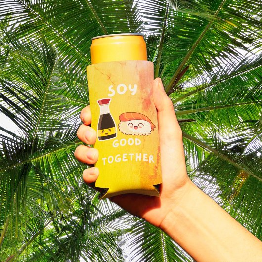 アジア料理パンの大豆グッド スリム缶クーラー