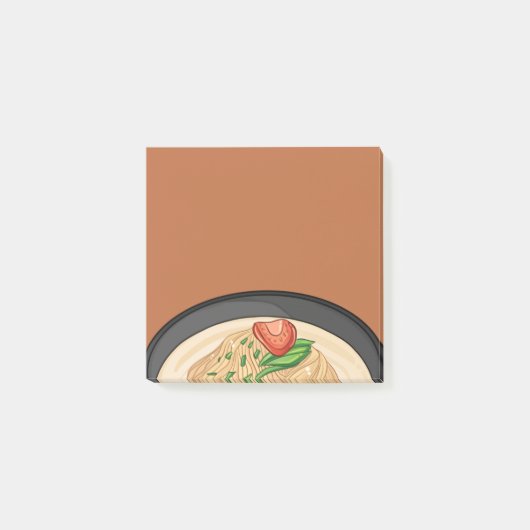 アジア料理3件の付箋 ポストイット (正面)