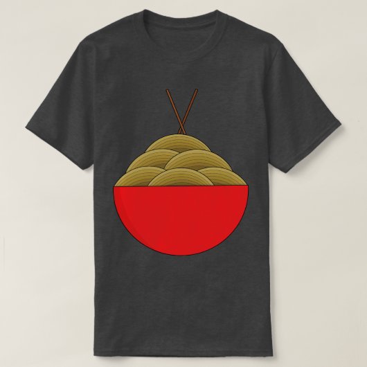 アジア料理 Tシャツ (デザイン正面)