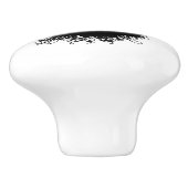 アジア日の出の陶磁器のノブ セラミックノブ (側面)