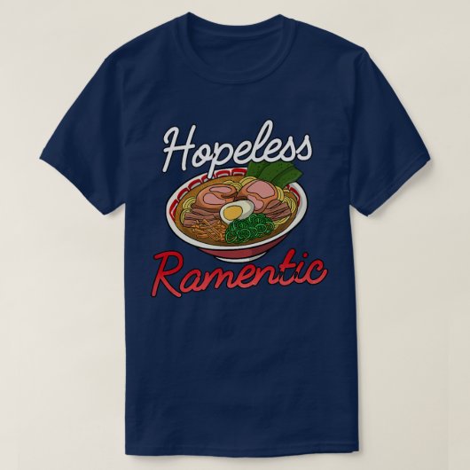 アジア日本の料理食ラーメンうどん卵ラーメン Tシャツ (デザイン正面)