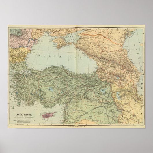 アジア未成年、コーカサス、黒海 ポスター (正面)