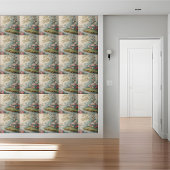 アジア植物性ヴィンテージ中国風景瓦 タイル