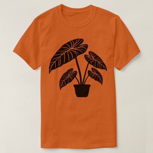 アジア植物 Tシャツ (デザイン正面)
