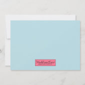 アジア氷スケートで滑る誕生会 招待状 (裏面)