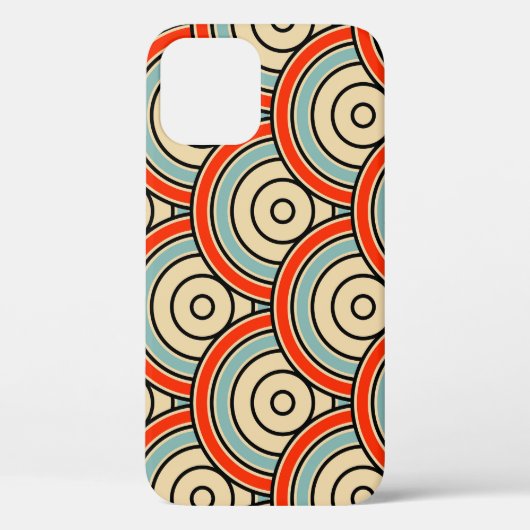 アジア波はかりで測アイボリーパターン Case-Mate iPhoneケース (裏面)