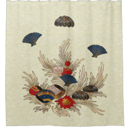 アジア海デコ シャワーカーテン