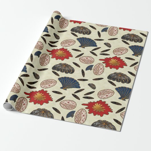 アジア海デコ ラッピングペーパー (アンロールド)