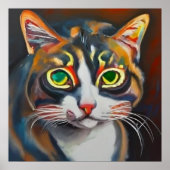 アジア猫 ポスター (正面)