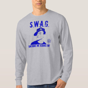 アジア男の子のスワッグ Tシャツ