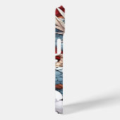 アジア神話のドラゴンin赤と青 Case-Mate iPhoneケース (裏面 / 右)