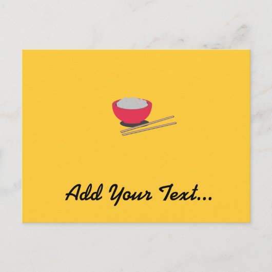 アジア米 ポストカード (正面)