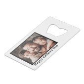 アジア系アメリカ人を好きな父親の日に クレジットカード栓抜き (正面アングル)