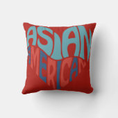 アジア系アメリカ人 クッション (裏面)