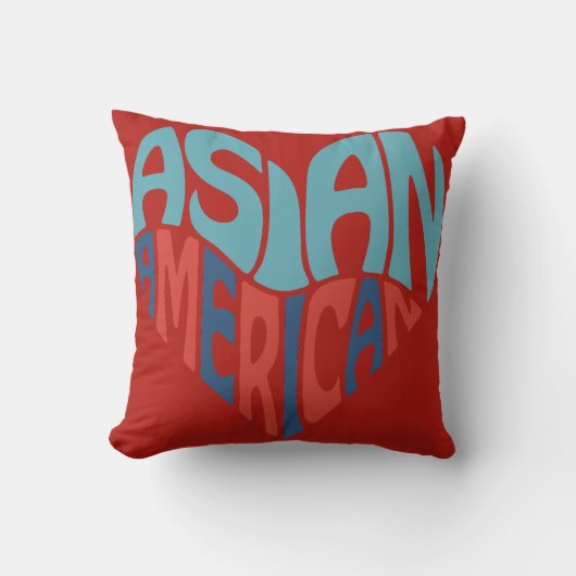 アジア系アメリカ人 クッション (正面)