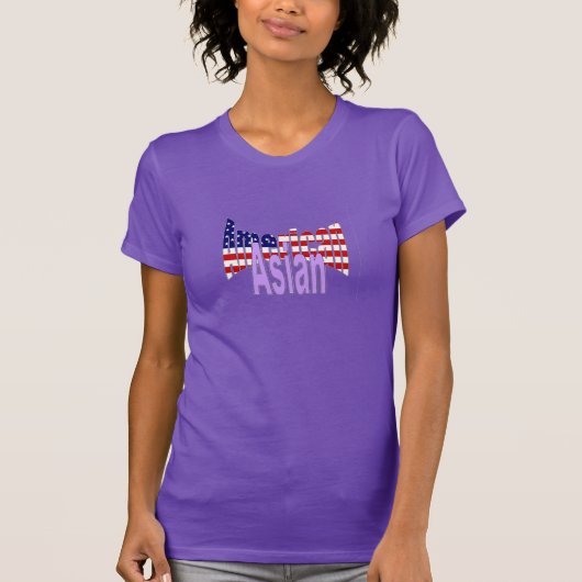 アジア系アメリカ人Tシャツ Tシャツ (正面)