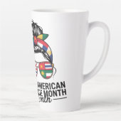 アジア系アメリカ太平洋諸島伝統月 カフェラテマグ (右)