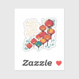 アジア系アメリカ太平洋諸島伝統月 シール