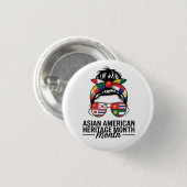 アジア系アメリカ太平洋諸島伝統月 缶バッジ (正面&裏面)