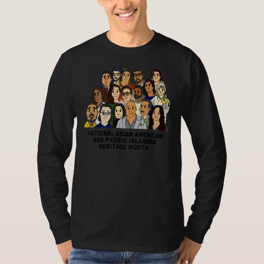 アジア系米国太平洋諸島ヘリット Tシャツ (正面)