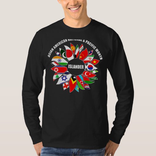 アジア系米国太平洋諸島ヘリット Tシャツ (正面)