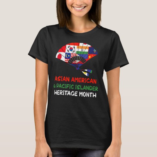 アジア系米国太平洋諸島ヘリット Tシャツ (正面)