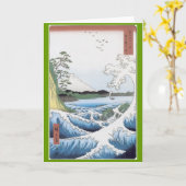 アジア素晴らしさの挨拶状 カード (黄色い花)