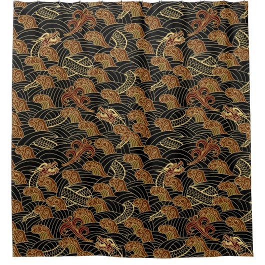 アジア絹 シャワーカーテン (正面)