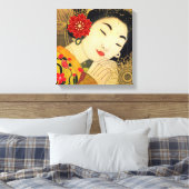 アジア美しい キャンバスプリント (インサイチュ (寝室))