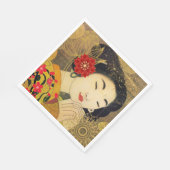 アジア美しい スタンダードランチョンナプキン (角)